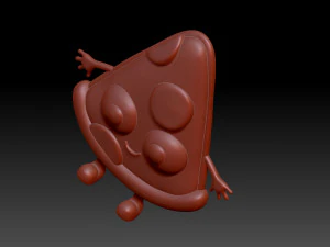 Pizza 3D Print Model