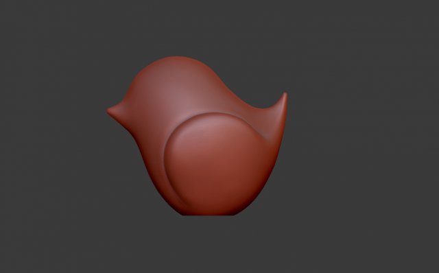Little bird Model do druku 3D .c4d .max .obj .3ds .fbx .stl .blend