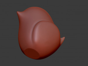Little bird Model do druku 3D