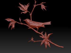 P&aacute;ssaro Modelo de Impressão 3D