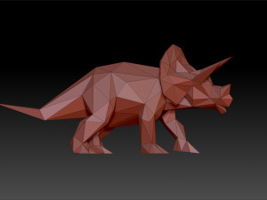 Triceratops 3D Print Model