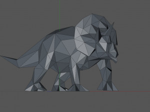Triceratops 3D 打印模型