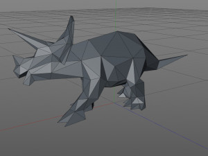 Triceratops 3D 打印模型