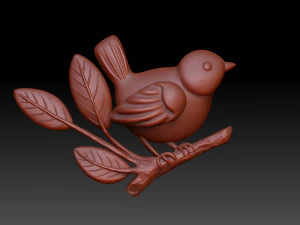 Birdie 3D Print Model