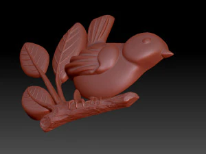 Birdie 3D Print Model