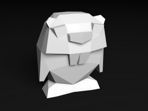 Beaver 3D Baskı Modeli