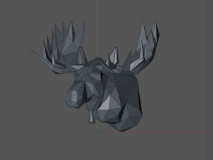 Moose 3D 打印模型