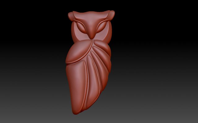 Owl Modello di stampa 3D .c4d .max .obj .3ds .fbx .stl .blend 