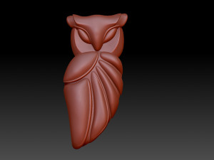 Owl 3Dプリントモデル