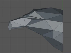 Eagle head 3D Print Model
