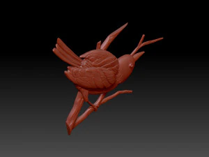 Passarinho Modelo de Impressão 3D