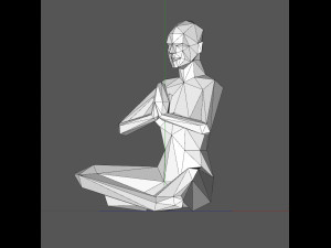A low poly person 3D Baskı Modeli