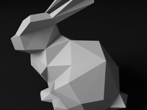 Rabbit 3D Print Model