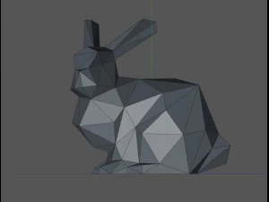 Rabbit 3D Print Model
