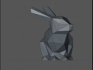 Rabbit 3D Print Model