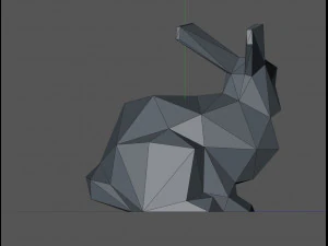 Rabbit 3D Print Model