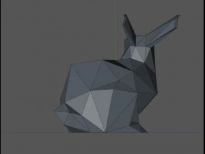 Rabbit 3D Print Model