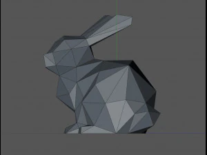 Rabbit 3D Print Model