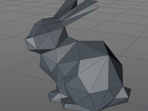 Rabbit 3D Print Model