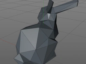 Rabbit 3D Print Model