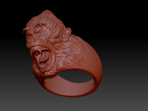Monkey ring Model do druku 3D