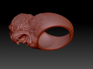 Monkey ring 3D 打印模型