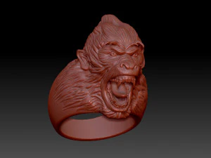 Monkey ring 3D Print Model