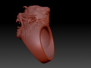 Monkey ring 3D 打印模型