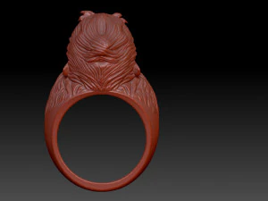 Monkey ring 3D Print Model