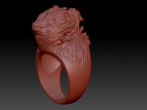Monkey ring 3D 打印模型