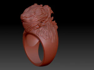 Monkey ring 3D Print Model