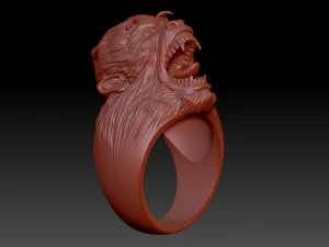 Monkey ring 3D Print Model