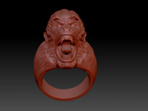 Monkey ring 3D Print Model
