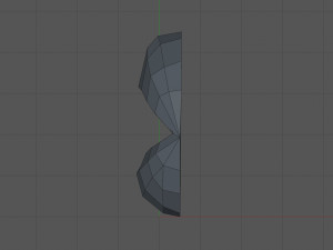 Low poly lips Modelo de impresión 3D