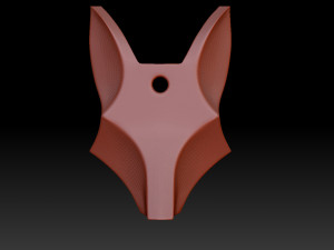 Foxs head 3Dプリントモデル