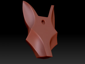 Foxs head 3Dプリントモデル