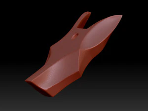 Foxs head 3D Print Model