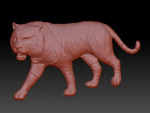 Tiger 3D Print Model