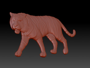 Tiger 3D प्रिंट मॉडल