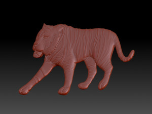 Tiger 3D प्रिंट मॉडल