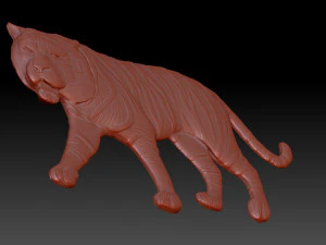 호랑이 3D 프린트 모델