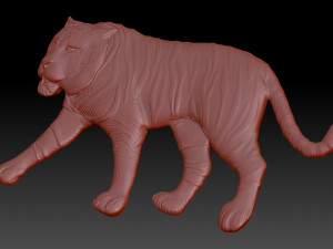 Tiger 3D प्रिंट मॉडल