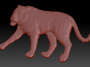 호랑이 3D 프린트 모델