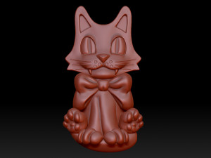 Cat 3D Print Models