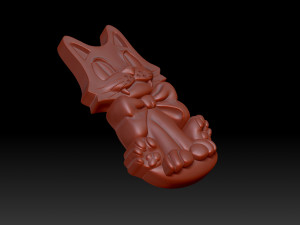 Cat 3D Baskı Modeli