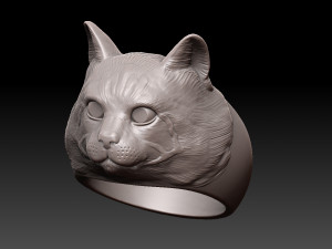 Ring Cat Modèles 3D en vedette