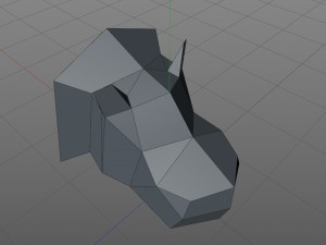 Hippopotamus 3D Print Model