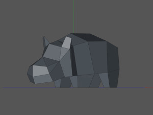 Hippopotamus 3D 打印模型