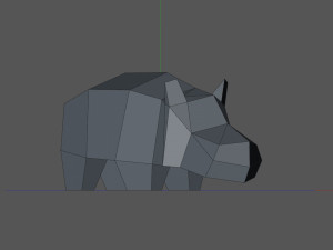 Hippopotamus 3D 打印模型