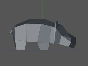 Hippopotamus 3D 打印模型
